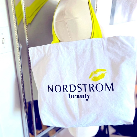 Nordstrom Beauty Canvas Large Tote Bag - Picture 3 of 7